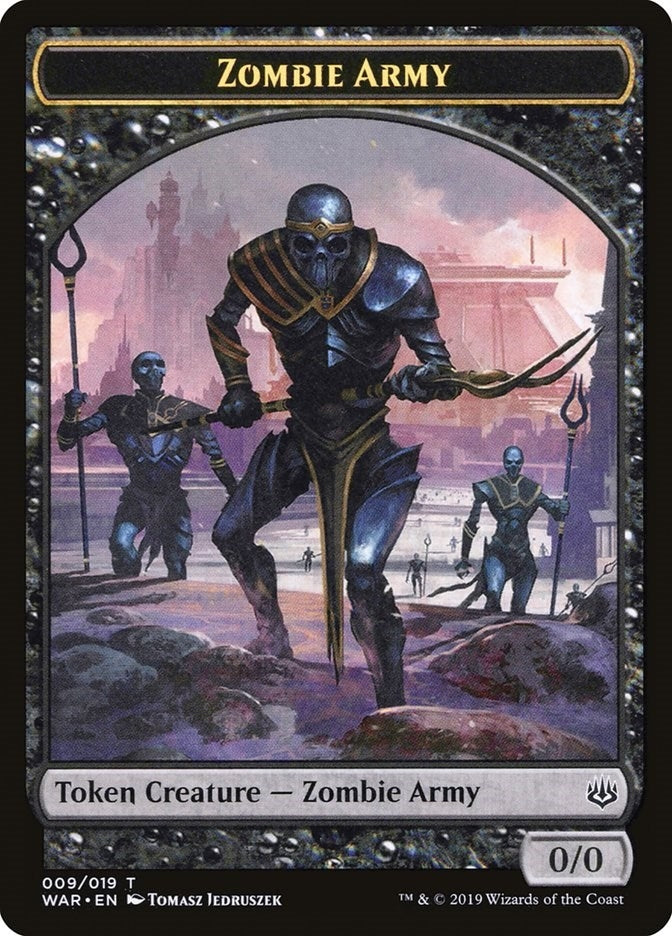 Image for Zombie Army Token (009) (War of the Spark) (9) - Magic: The Gathering