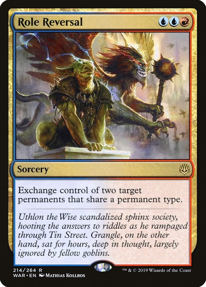 Image for Role Reversal (War of the Spark) (214) - Magic: The Gathering