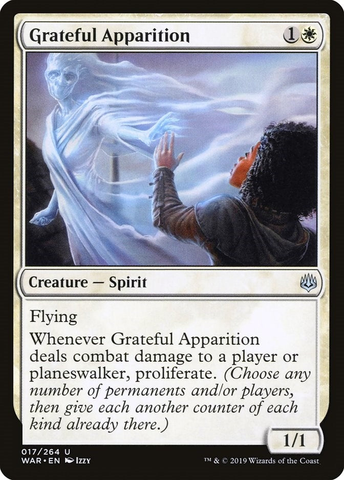 Image for Grateful Apparition (War of the Spark) (17) - Magic: The Gathering