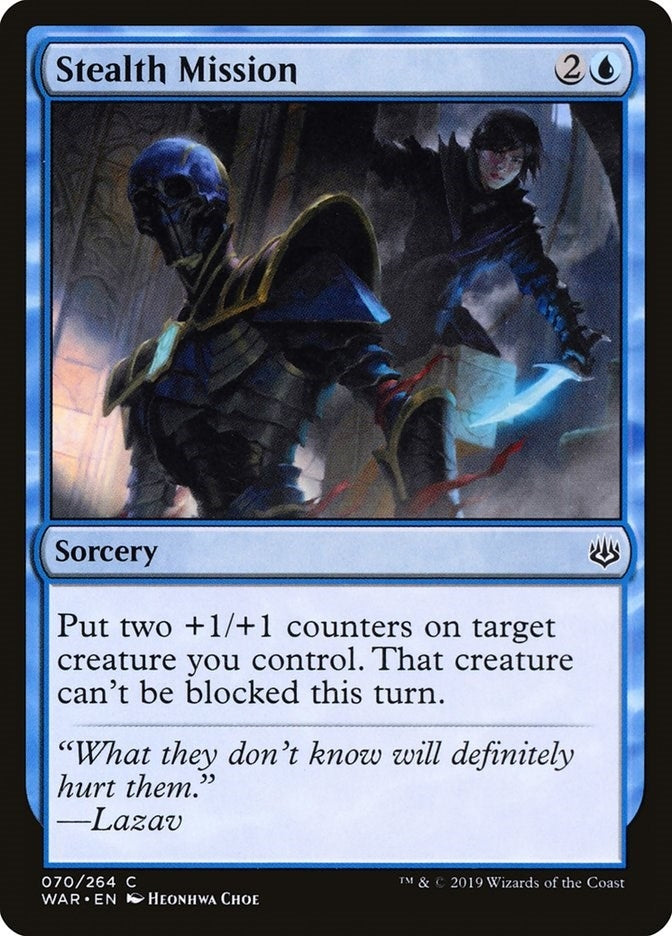 Image for Stealth Mission (War of the Spark) (70) - Magic: The Gathering