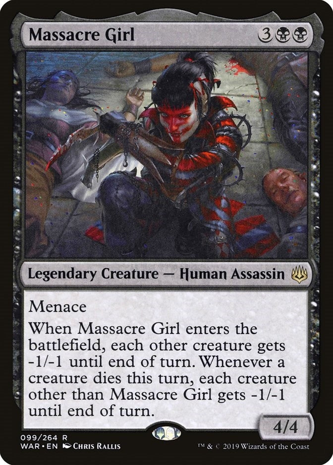Image for Massacre Girl (War of the Spark) (99) - Magic: The Gathering
