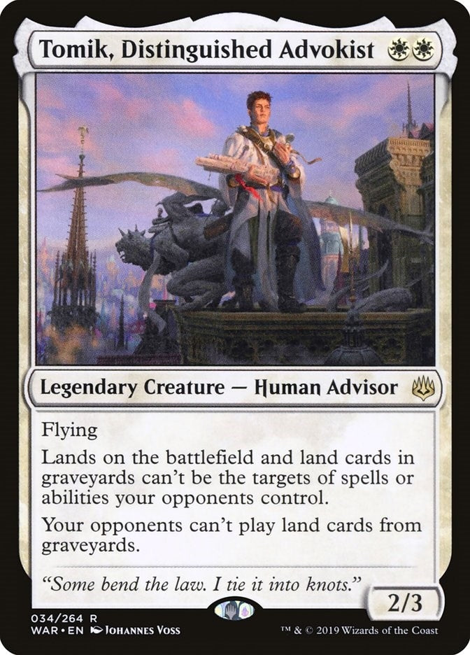 Image for Tomik, Distinguished Advokist (War of the Spark) (34) - Magic: The Gathering