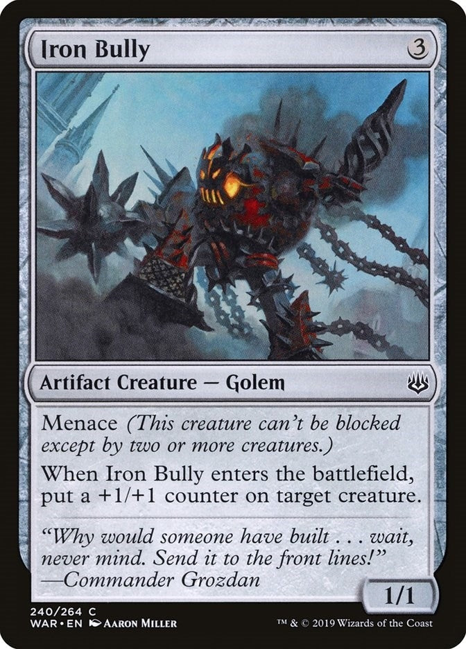 Image for Iron Bully (War of the Spark) (240) - Magic: The Gathering