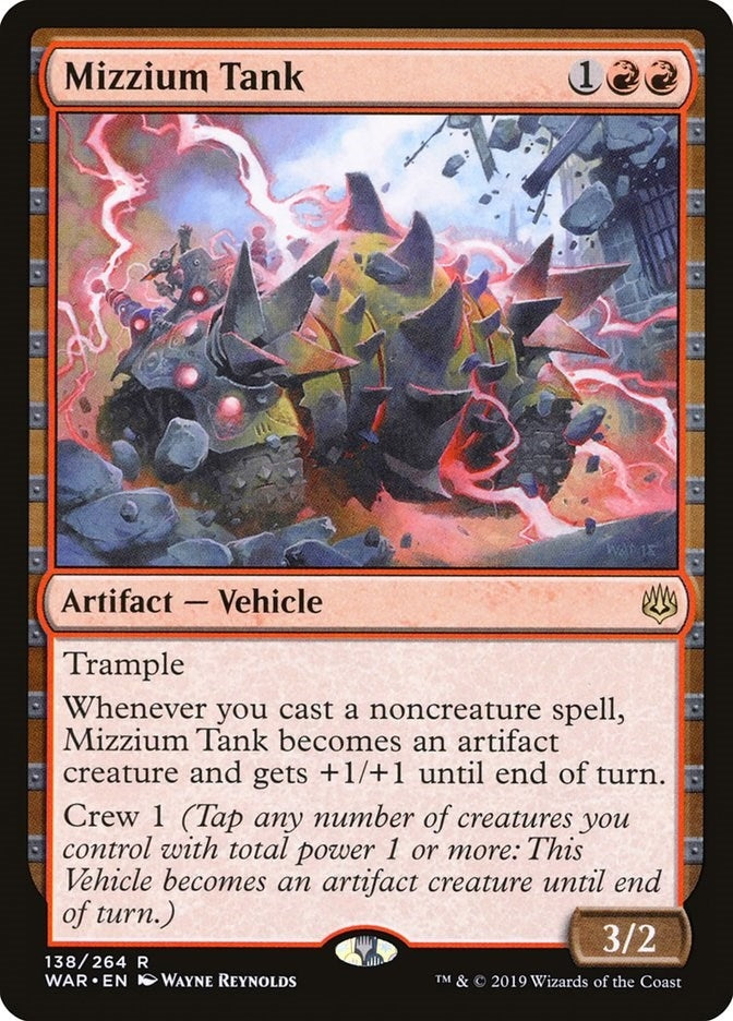 Image for Mizzium Tank (War of the Spark) (138) - Magic: The Gathering
