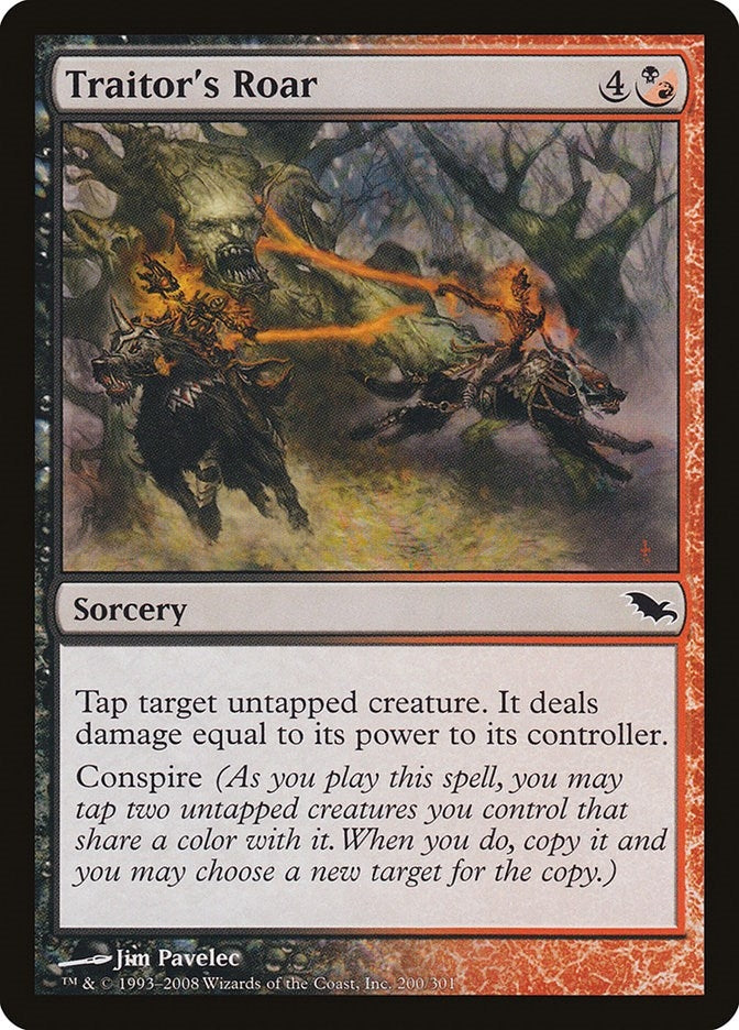 Image for Traitor's Roar (Shadowmoor) (200) - Magic: The Gathering