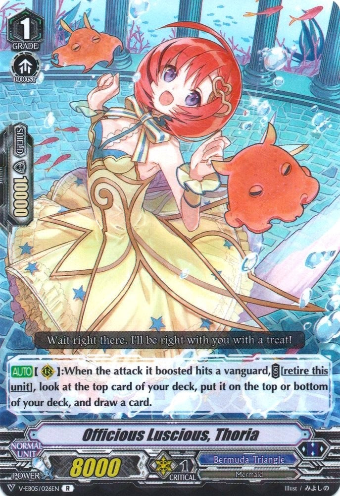 Image for Officious Luscious, Thoria (V-EB05: Primary Melody) (V-EB05/026EN) - Cardfight Vanguard