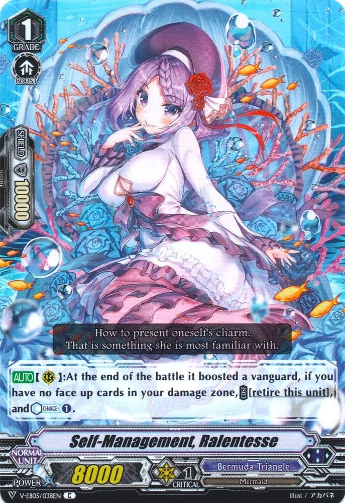 Image for Self-Management, Ralentesse (V-EB05: Primary Melody) (V-EB05/038EN) - Cardfight Vanguard