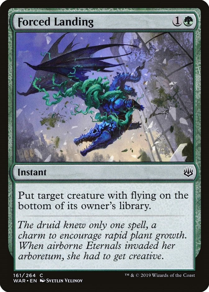 Image for Forced Landing (War of the Spark) (161) - Magic: The Gathering
