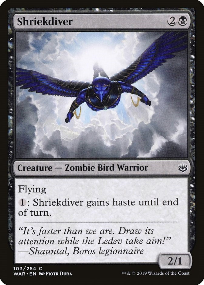 Image for Shriekdiver (War of the Spark) (103) - Magic: The Gathering
