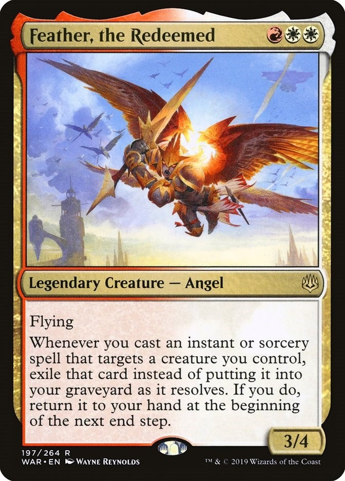 Image for Feather, the Redeemed (War of the Spark) (197) - Magic: The Gathering