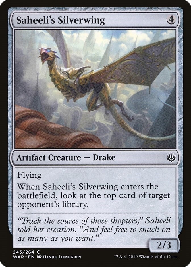 Image for Saheeli's Silverwing (War of the Spark) (243) - Magic: The Gathering