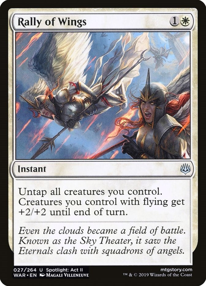 Image for Rally of Wings (War of the Spark) (27) - Magic: The Gathering