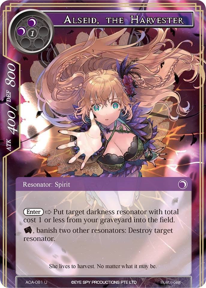 Image for Alseid, the Harvester (Awakening of the Ancients) (AOA-081) - Force of Will