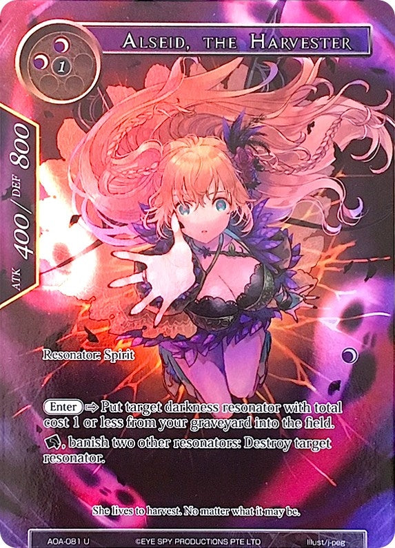 Image for Alseid, the Harvester (Full Art) (Awakening of the Ancients) (AOA-081) - Force of Will