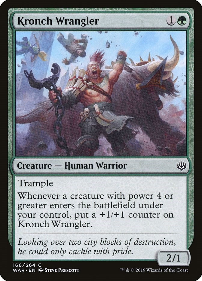 Image for Kronch Wrangler (War of the Spark) (166) - Magic: The Gathering