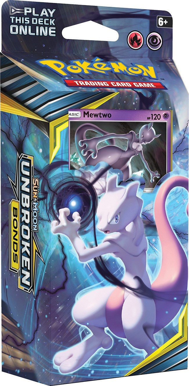 Image for Unbroken Bonds Battle Minds Theme Deck - [Mewtwo] - Pokemon