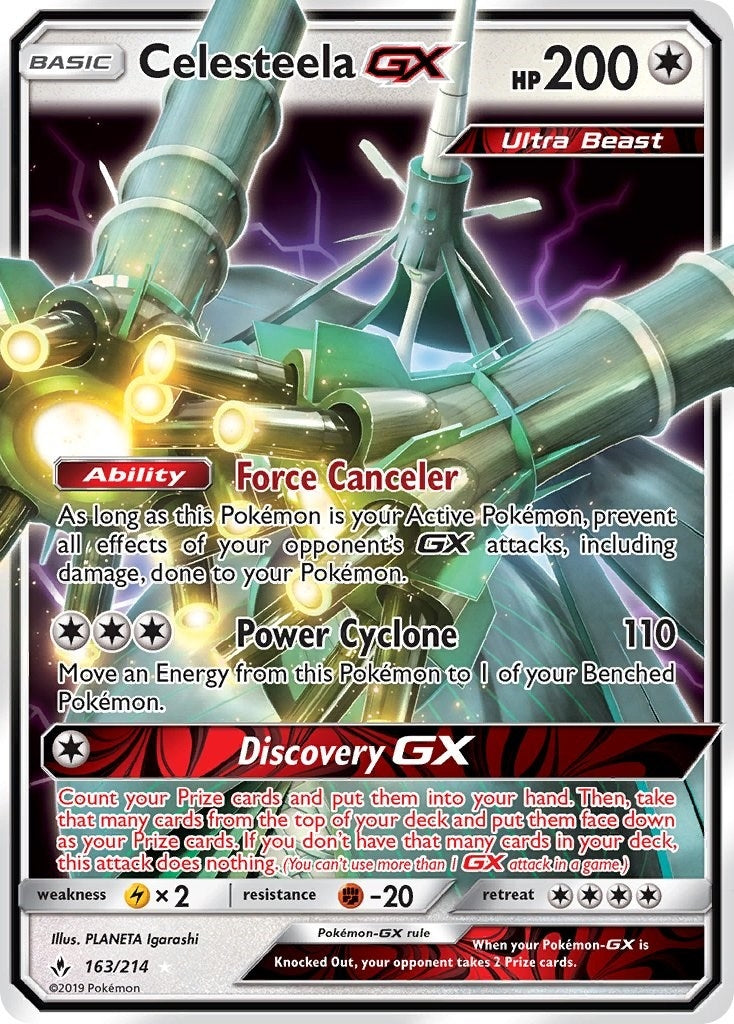 Image for Celesteela GX (SM - Unbroken Bonds) (163/214) - Pokemon