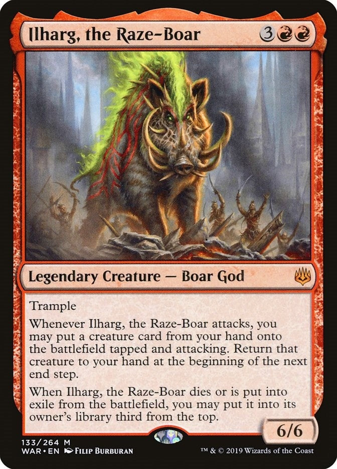 Image for Ilharg, the Raze-Boar (War of the Spark) (133) - Magic: The Gathering