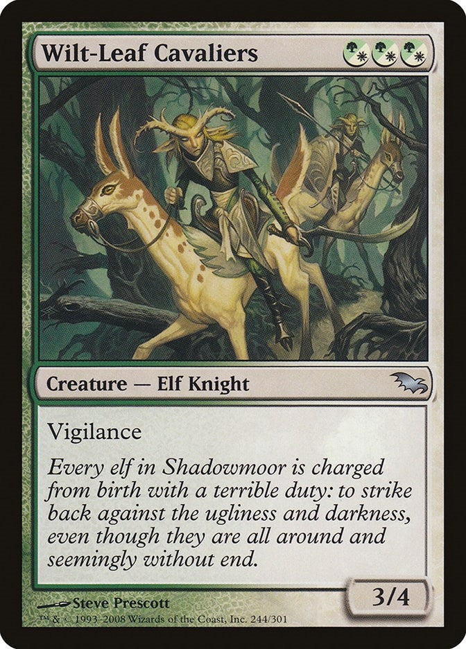 Image for Wilt-Leaf Cavaliers (Shadowmoor) (244) - Magic: The Gathering