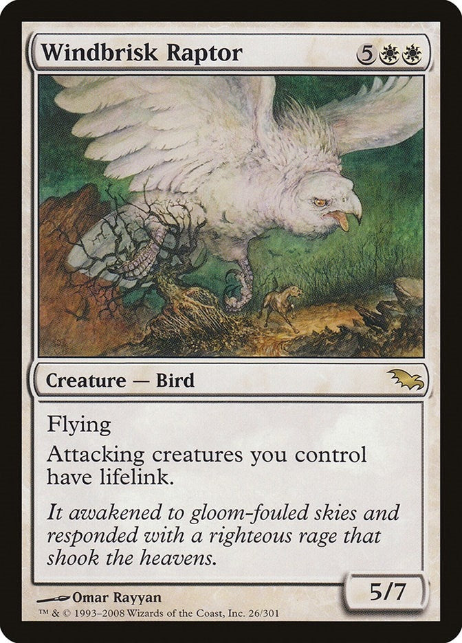 Image for Windbrisk Raptor (Shadowmoor) (26) - Magic: The Gathering