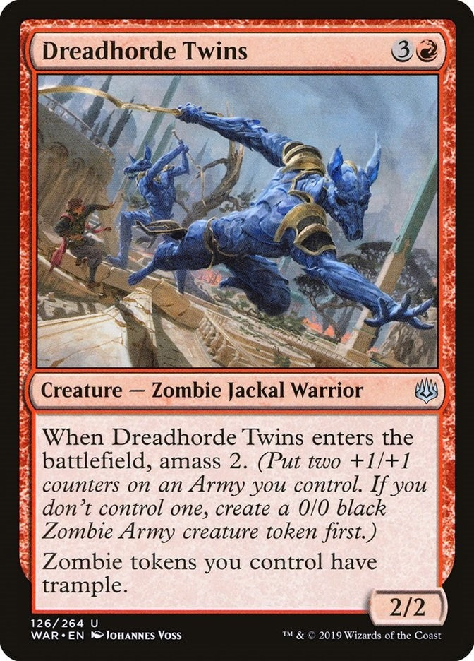 Image for Dreadhorde Twins (War of the Spark) (126) - Magic: The Gathering