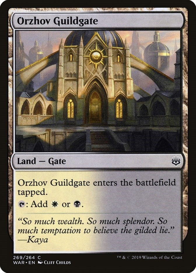 Image for Orzhov Guildgate (War of the Spark) (269) - Magic: The Gathering