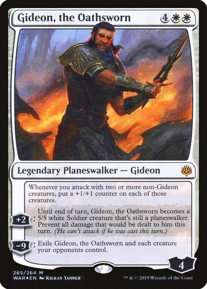 Image for Gideon, the Oathsworn (War of the Spark) (265) - Magic: The Gathering
