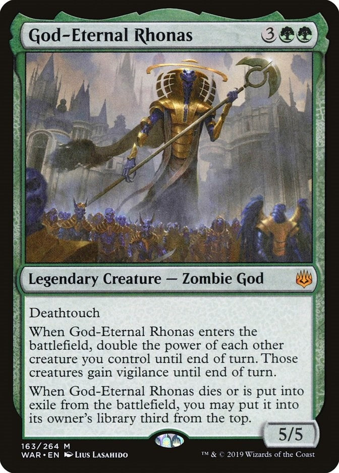 Image for God-Eternal Rhonas (War of the Spark) (163) - Magic: The Gathering