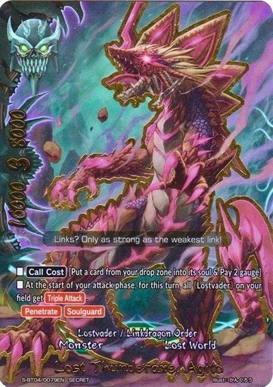 Image for Lost Thunderaxe, Agito (Drago Knight) (S-BT04/0079EN) - Future Card BuddyFight
