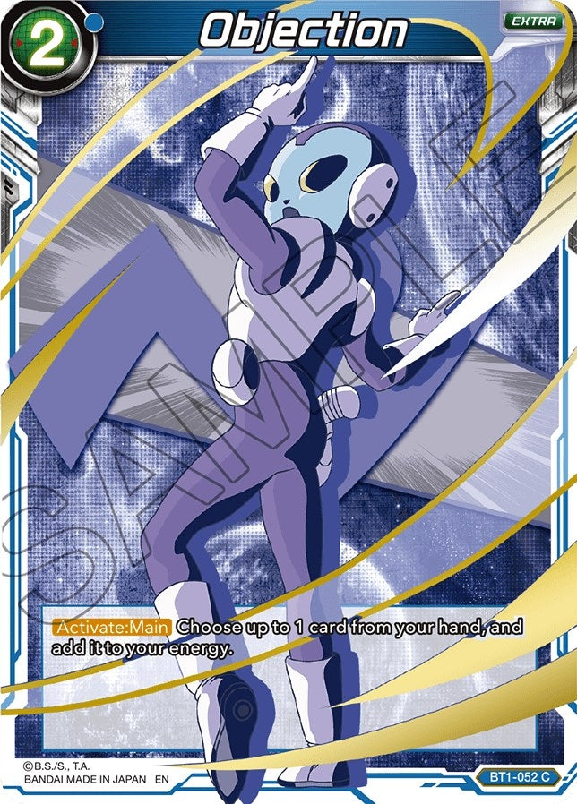 Image for Objection (Alternate Art) (Special Anniversary Set) (BT1-052) - Dragon Ball Super: Masters
