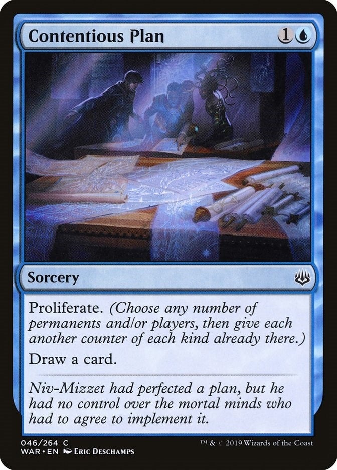 Image for Contentious Plan (War of the Spark) (46) - Magic: The Gathering