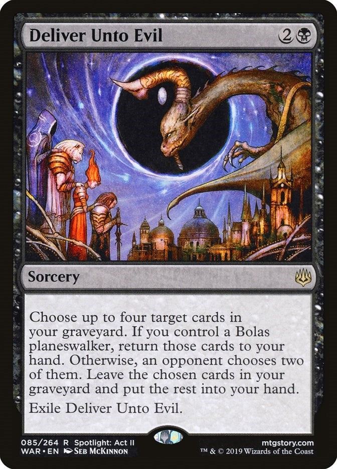Image for Deliver Unto Evil (War of the Spark) (85) - Magic: The Gathering