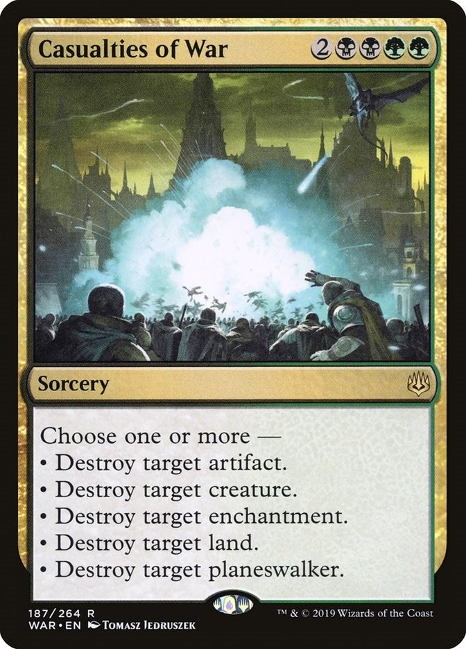Image for Casualties of War (War of the Spark) (187) - Magic: The Gathering