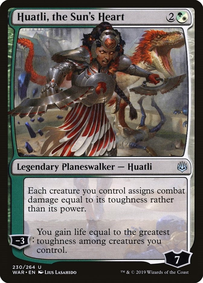 Image for Huatli, the Sun's Heart (War of the Spark) (230) - Magic: The Gathering