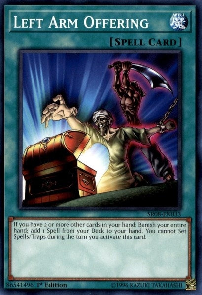 Image for Left Arm Offering (Structure Deck: Order of the Spellcasters) (SR08-EN033) - YuGiOh