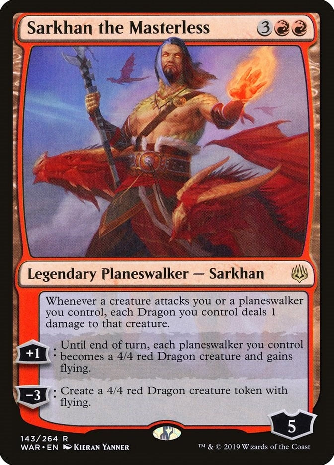 Image for Sarkhan the Masterless (War of the Spark) (143) - Magic: The Gathering