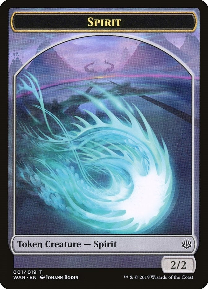 Image for Spirit Token (War of the Spark) (1) - Magic: The Gathering