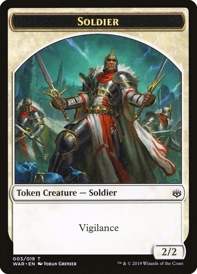 Image for Soldier Token (War of the Spark) (3) - Magic: The Gathering