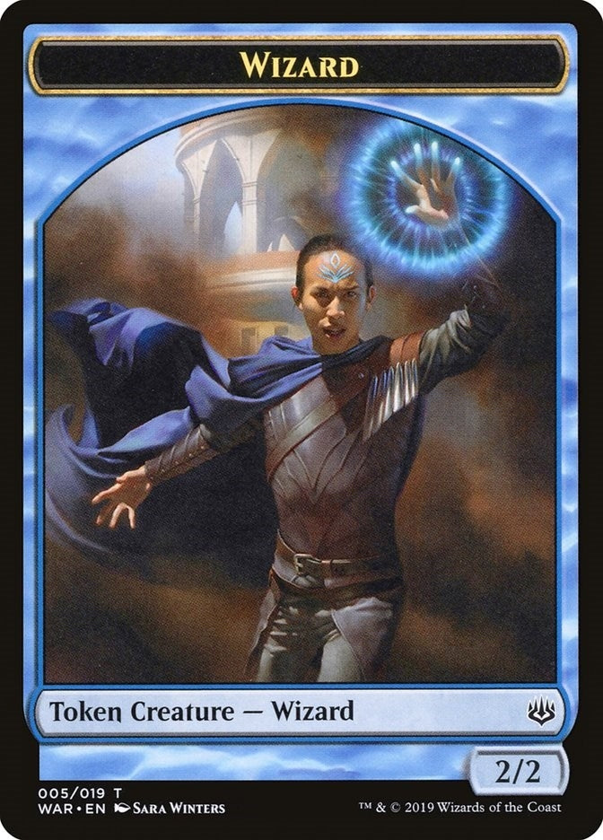 Image for Wizard Token (War of the Spark) (5) - Magic: The Gathering