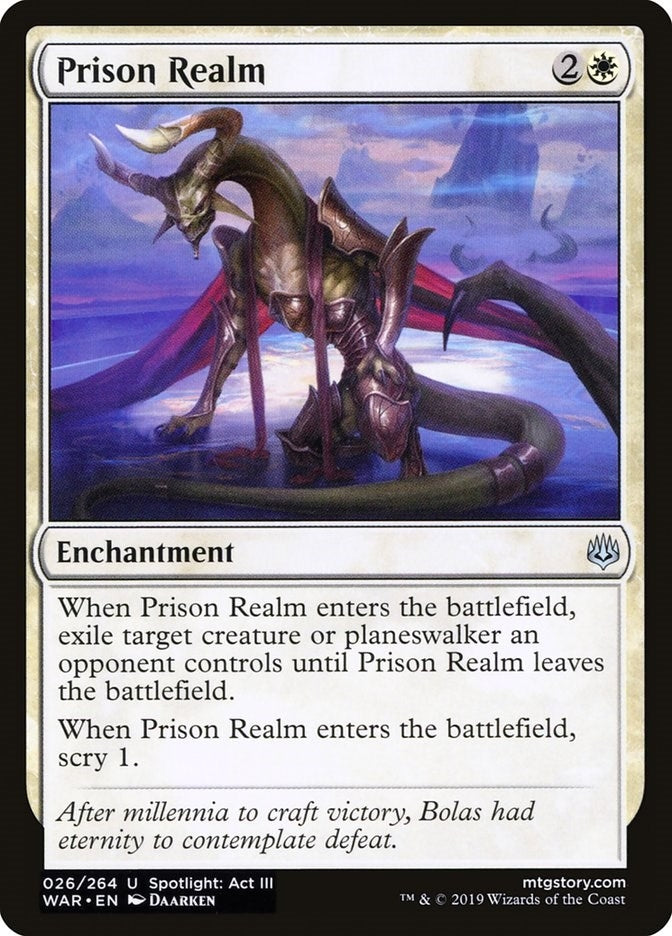 Image for Prison Realm (War of the Spark) (26) - Magic: The Gathering