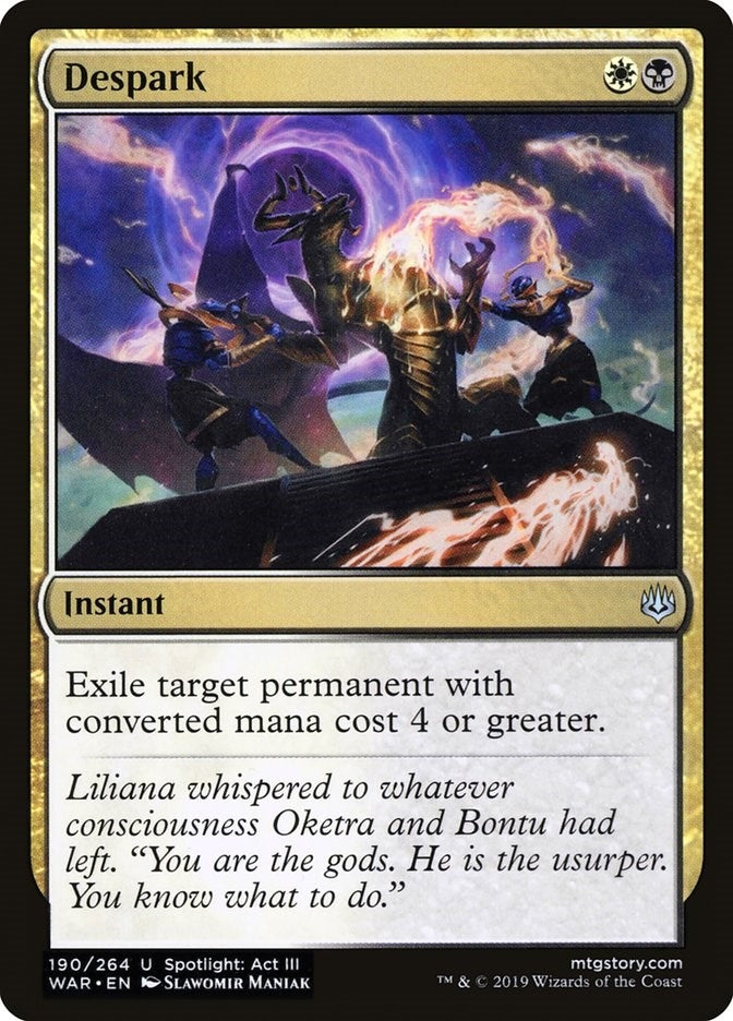 Image for Despark (War of the Spark) (190) - Magic: The Gathering