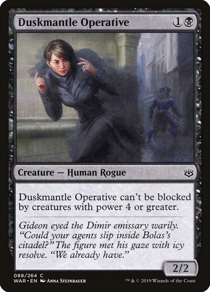 Image for Duskmantle Operative (War of the Spark) (88) - Magic: The Gathering