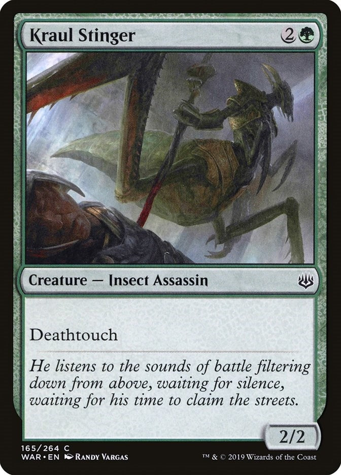 Image for Kraul Stinger (War of the Spark) (165) - Magic: The Gathering