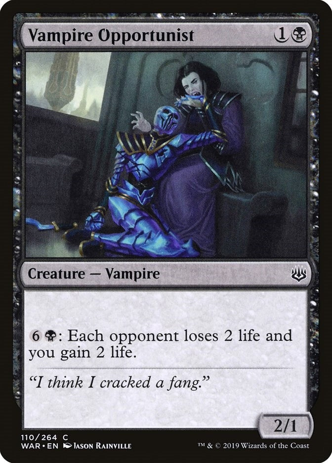 Image for Vampire Opportunist (War of the Spark) (110) - Magic: The Gathering