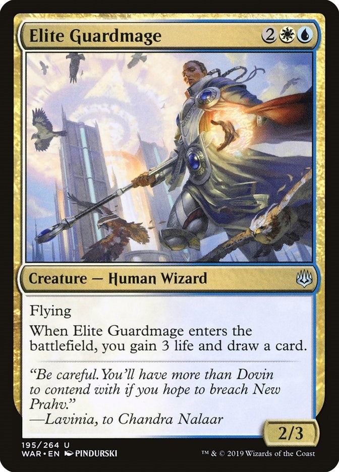 Image for Elite Guardmage (War of the Spark) (195) - Magic: The Gathering