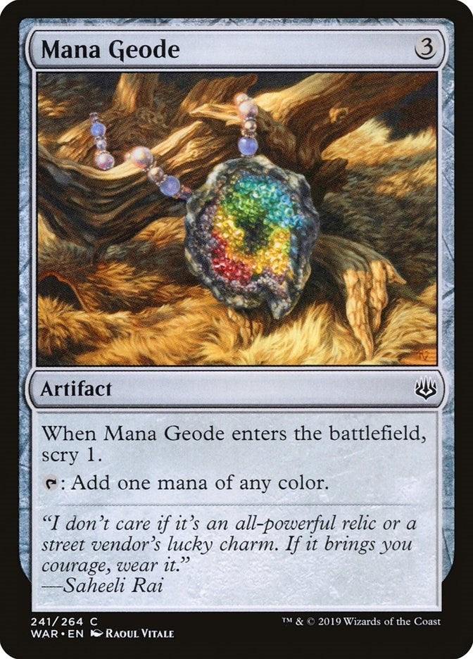 Image for Mana Geode (War of the Spark) (241) - Magic: The Gathering
