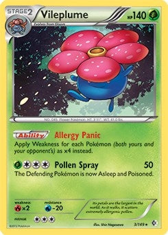 Image for Vileplume - 3/149 (BW Boundaries Crossed) (Deck Exclusives) (003/149) - Pokemon