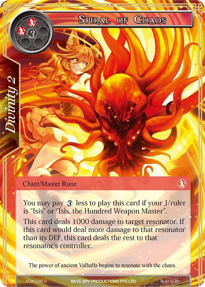 Image for Spiral of Chaos (Awakening of the Ancients) (AOA-036) - Force of Will