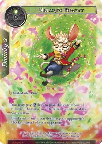 Image for Nature's Beauty (Full Art) (Awakening of the Ancients) (AOA-072) - Force of Will