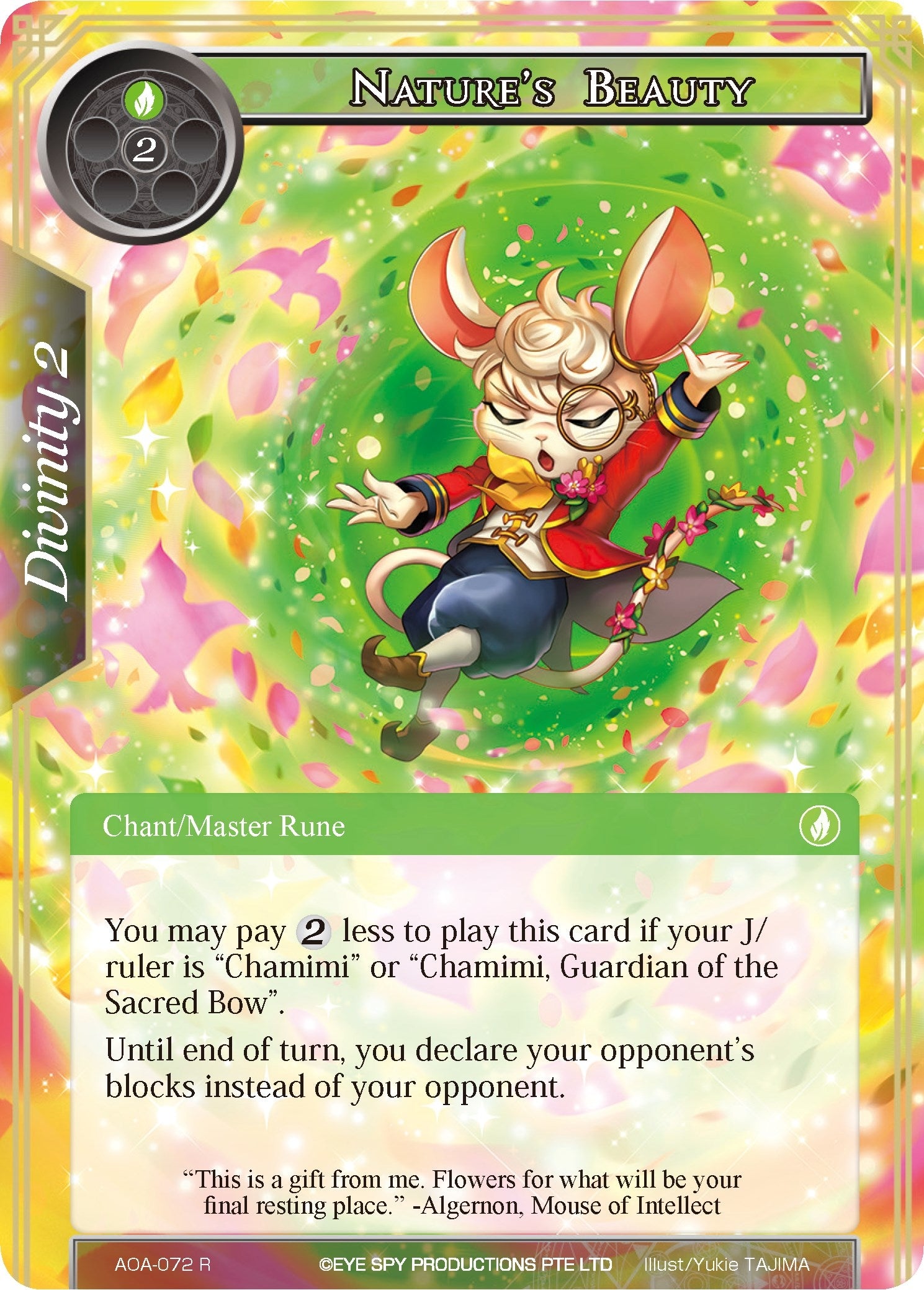 Image for Nature's Beauty (Awakening of the Ancients) (AOA-072) - Force of Will